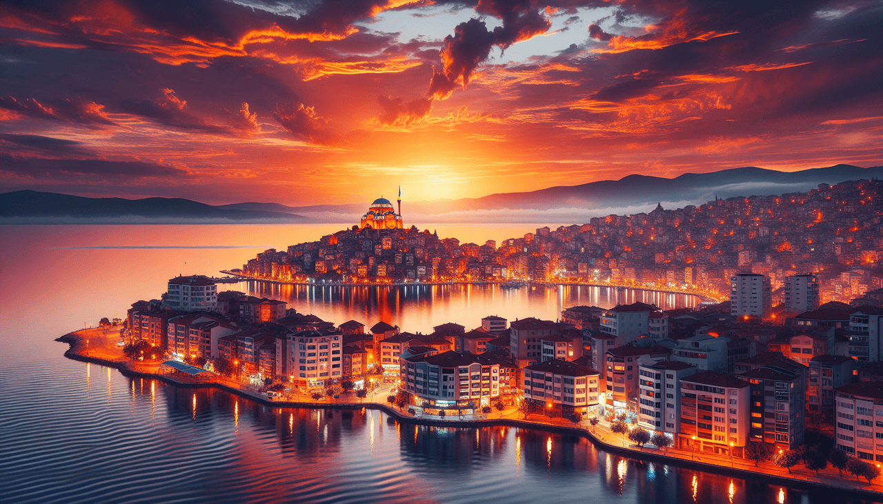 a beautiful cityscape of Tekirdağ