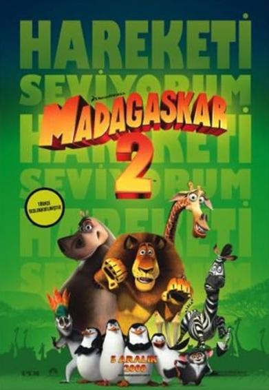 Madagaskar 2: Afrikadan Kaçış (Film)