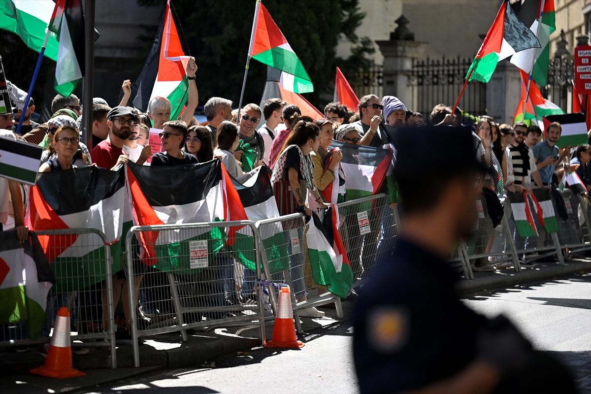 Spain's La Vuelta Cycling Tour: Israel Protests