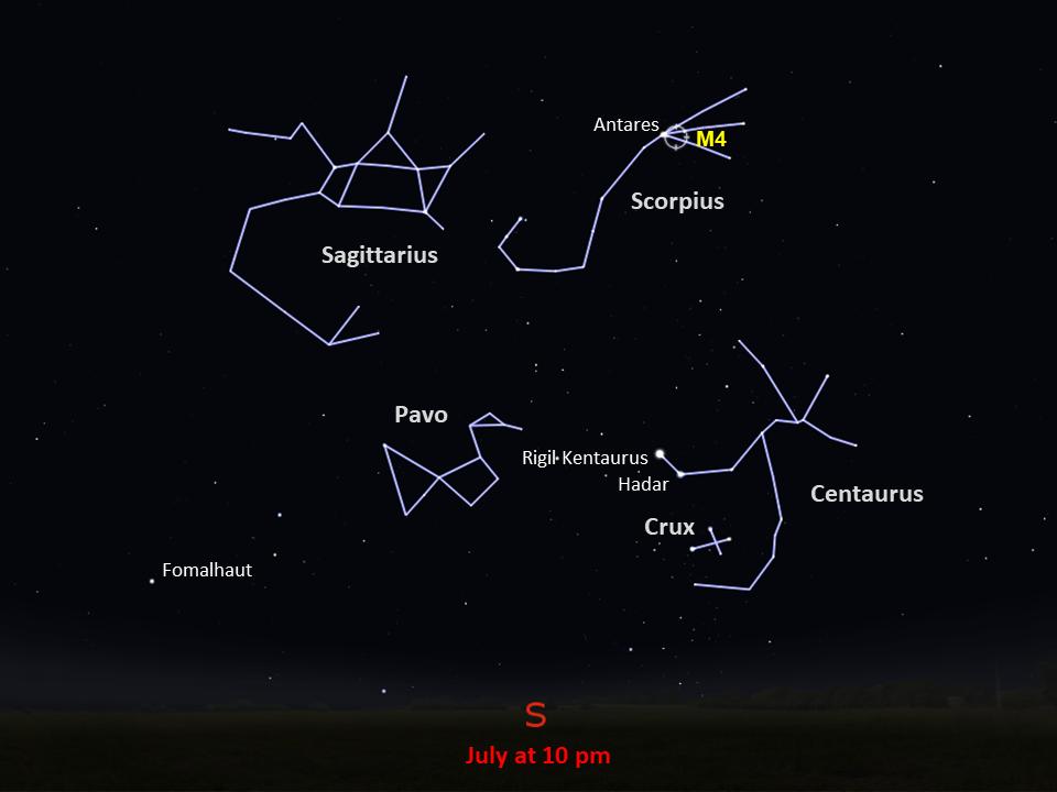 M4 yıldız haritası (NASA)