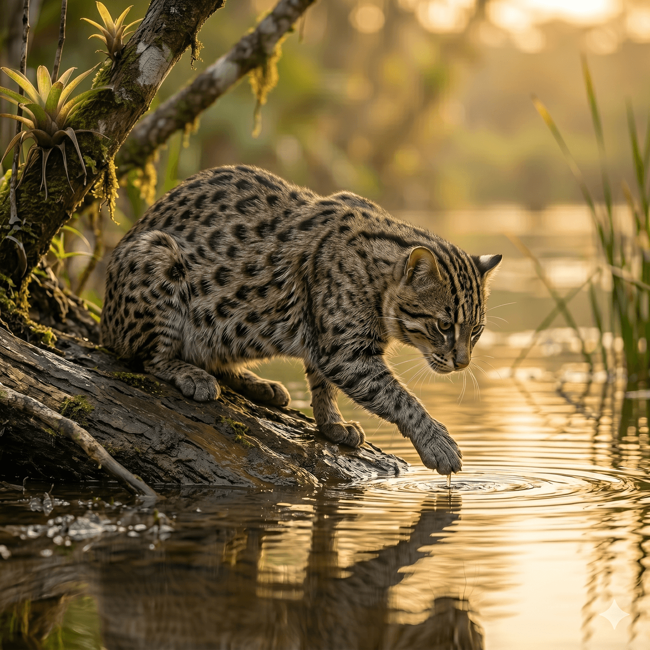 Fishing cat (Prionailurus viverrinus)