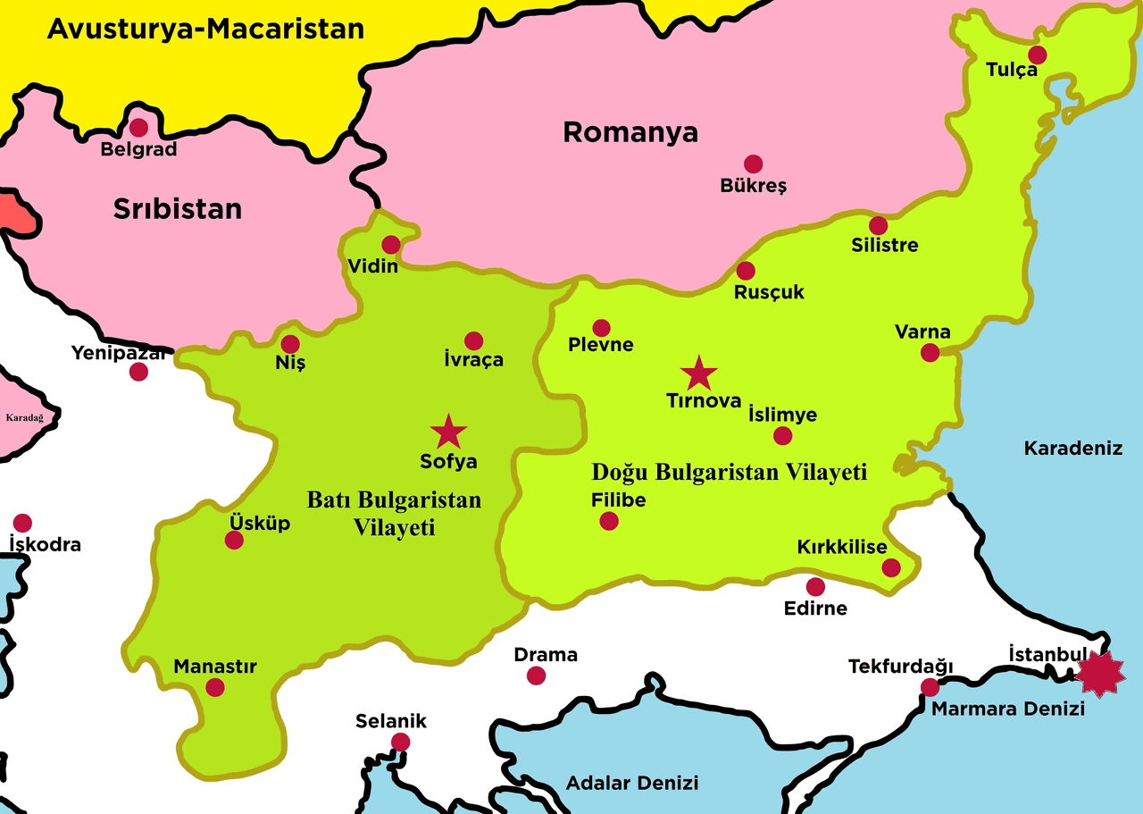1876 Doğu ve Batı Bulgaristan Vilayetleri Önerisi