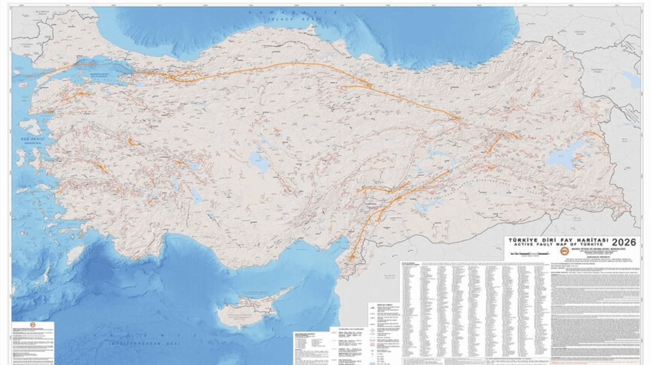 Türkiye Active Fault Map (2026)
