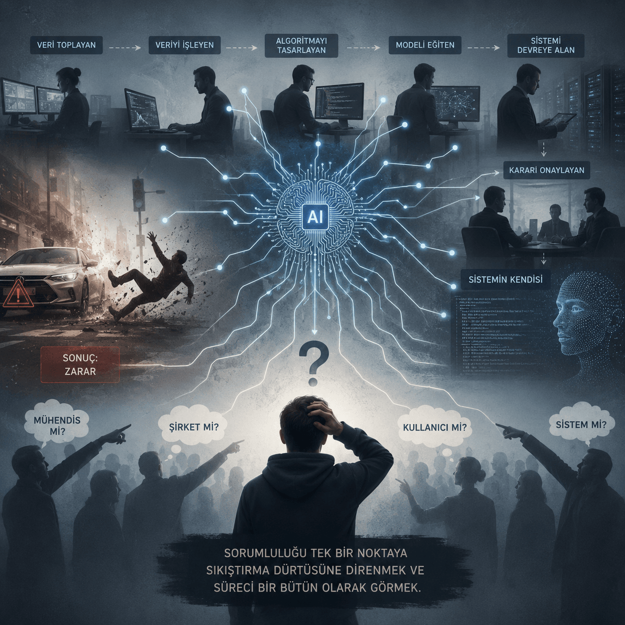 Ambiguity of the Moral Agent: Who Is the Agent in AI Decisions?