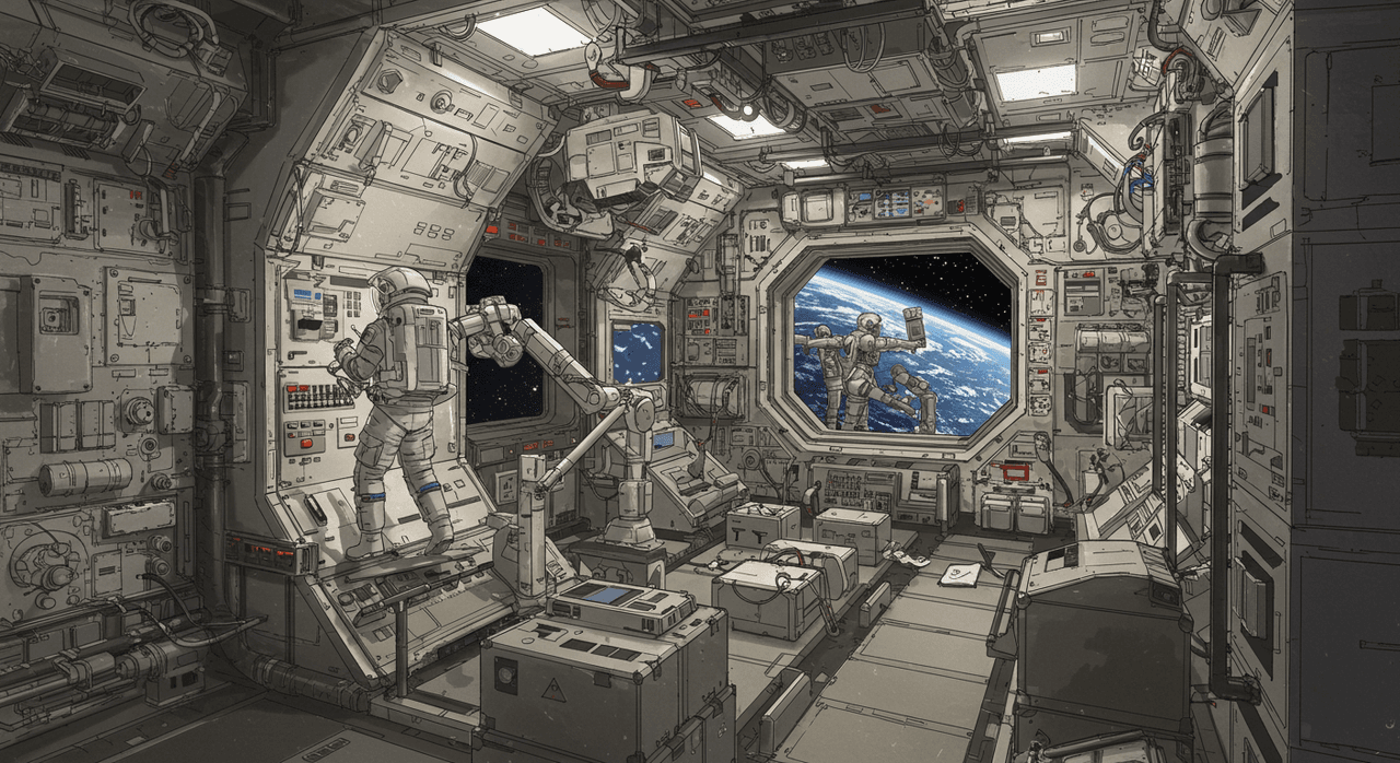 Life on a Space Station