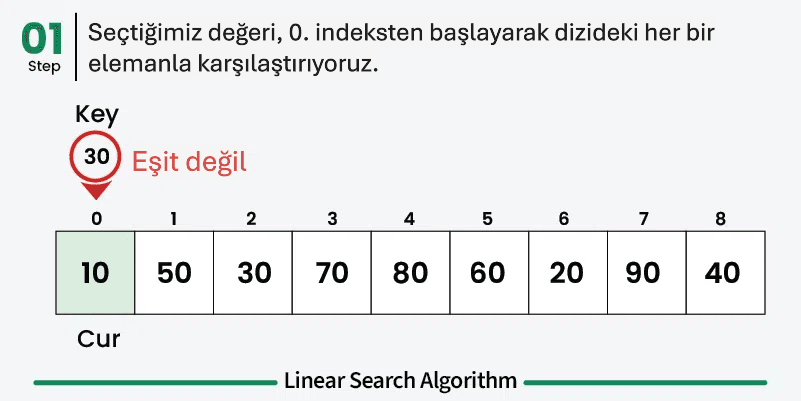 Dizilerde Kullanılan Arama Algoritmaları