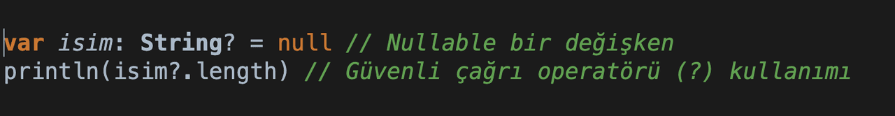 Kotlin Programlama Dili