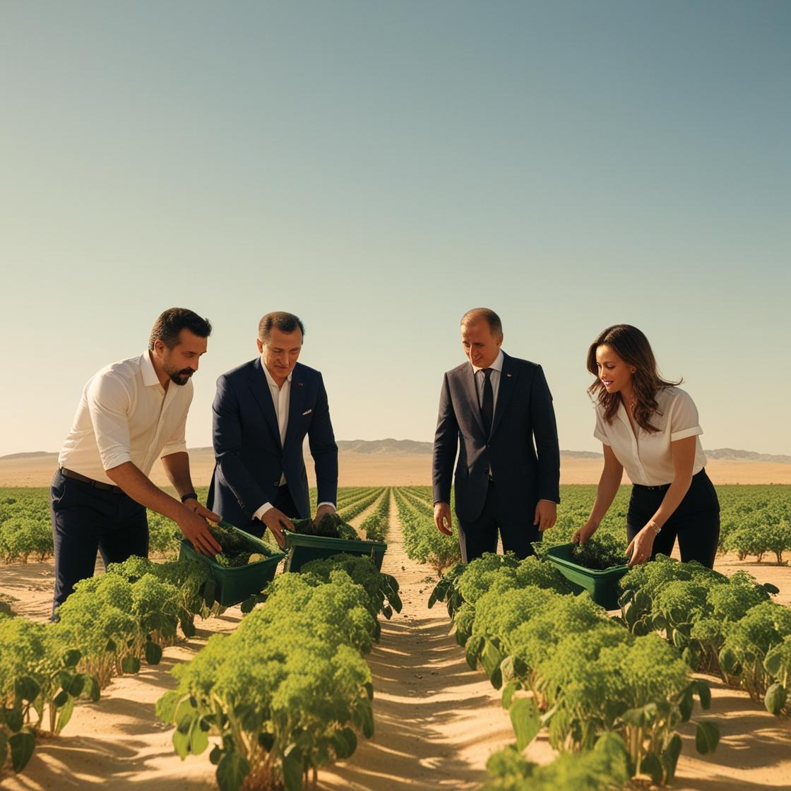 Farming Initiative in the Desert by Turkish Entrepreneurs