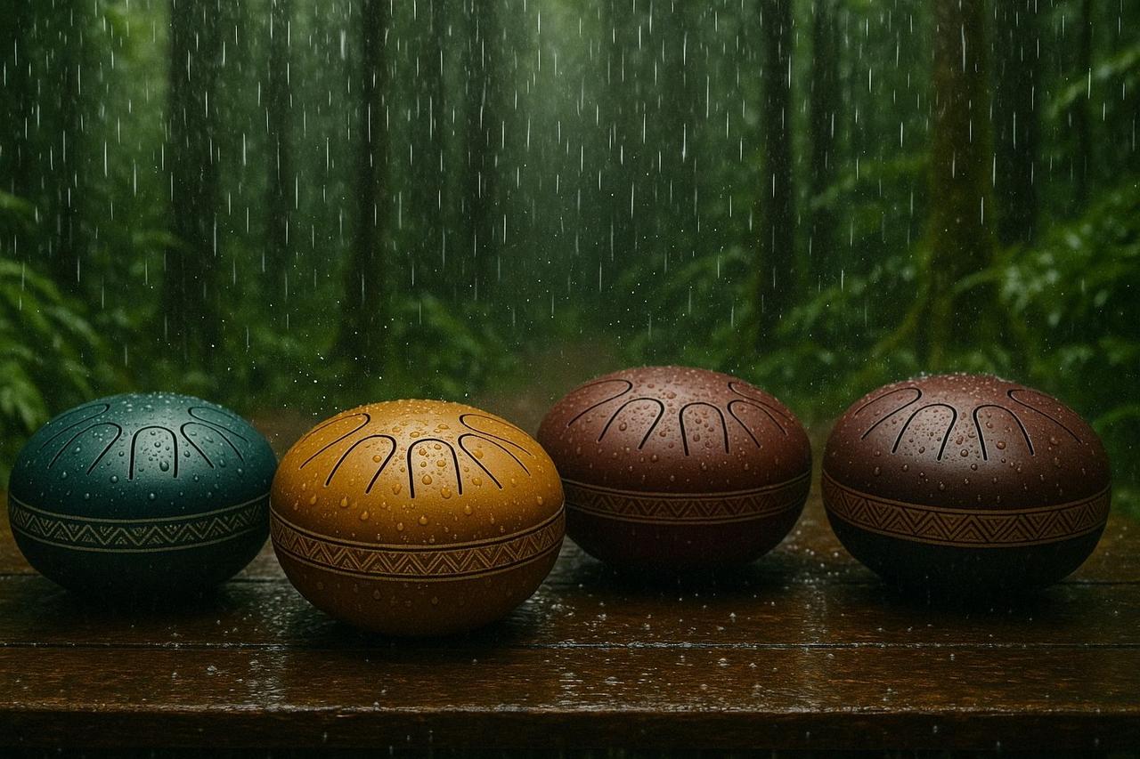 Yağmur Etkili Dil Tamburu (Rain-Activated Tongue Drum)