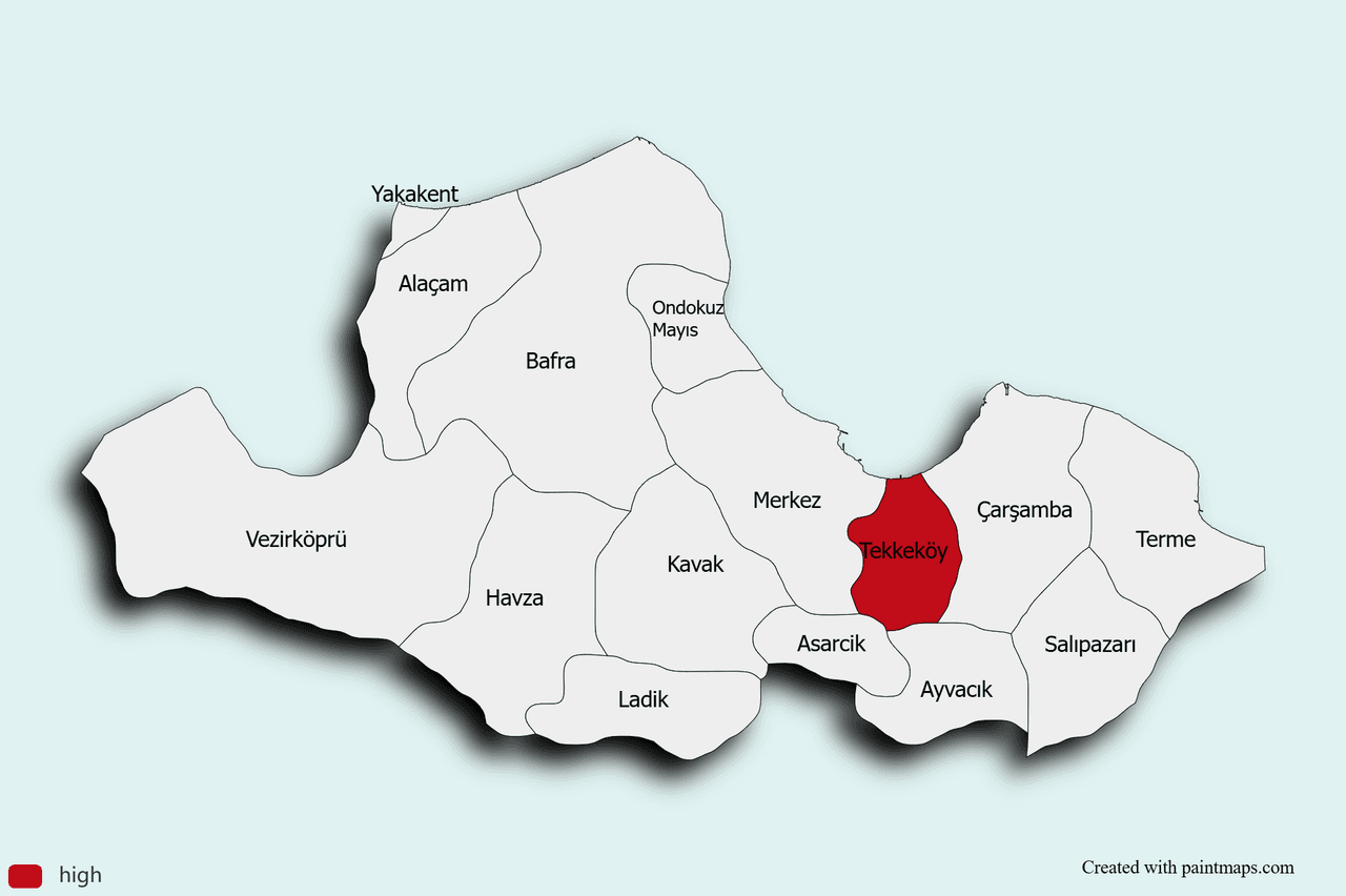 Samsun Map Chart (10).png