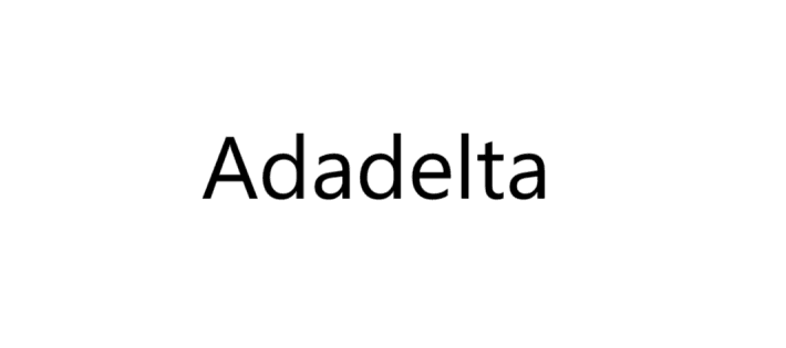 Adadelta