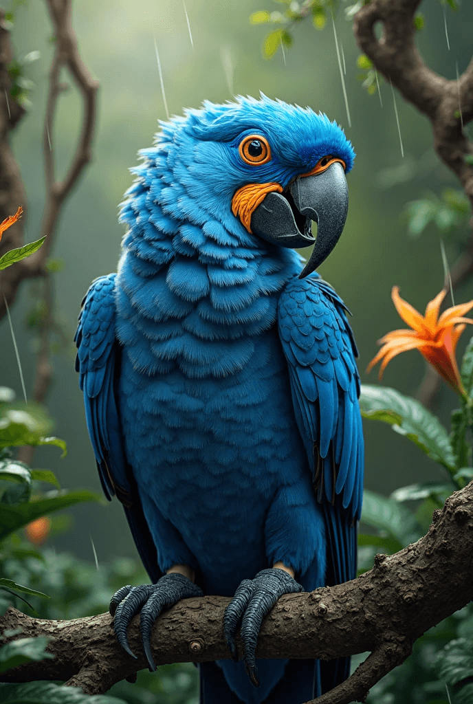 Spix's Macaw (Cyanopsitta spixii)