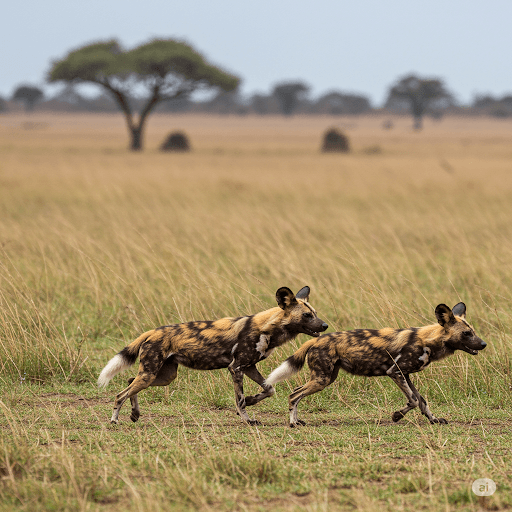 Afrika Yaban Köpeği (Lycaon Pictus)