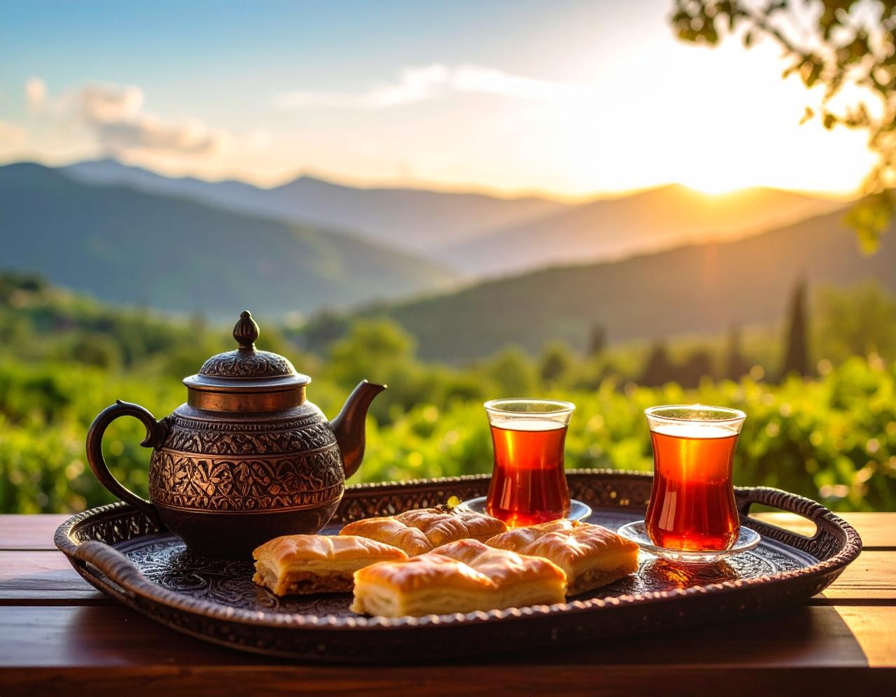 Firefly_laz böregi masanın üstünde yanında çay olsun doğal bir manzara da olsun  280179.jpg