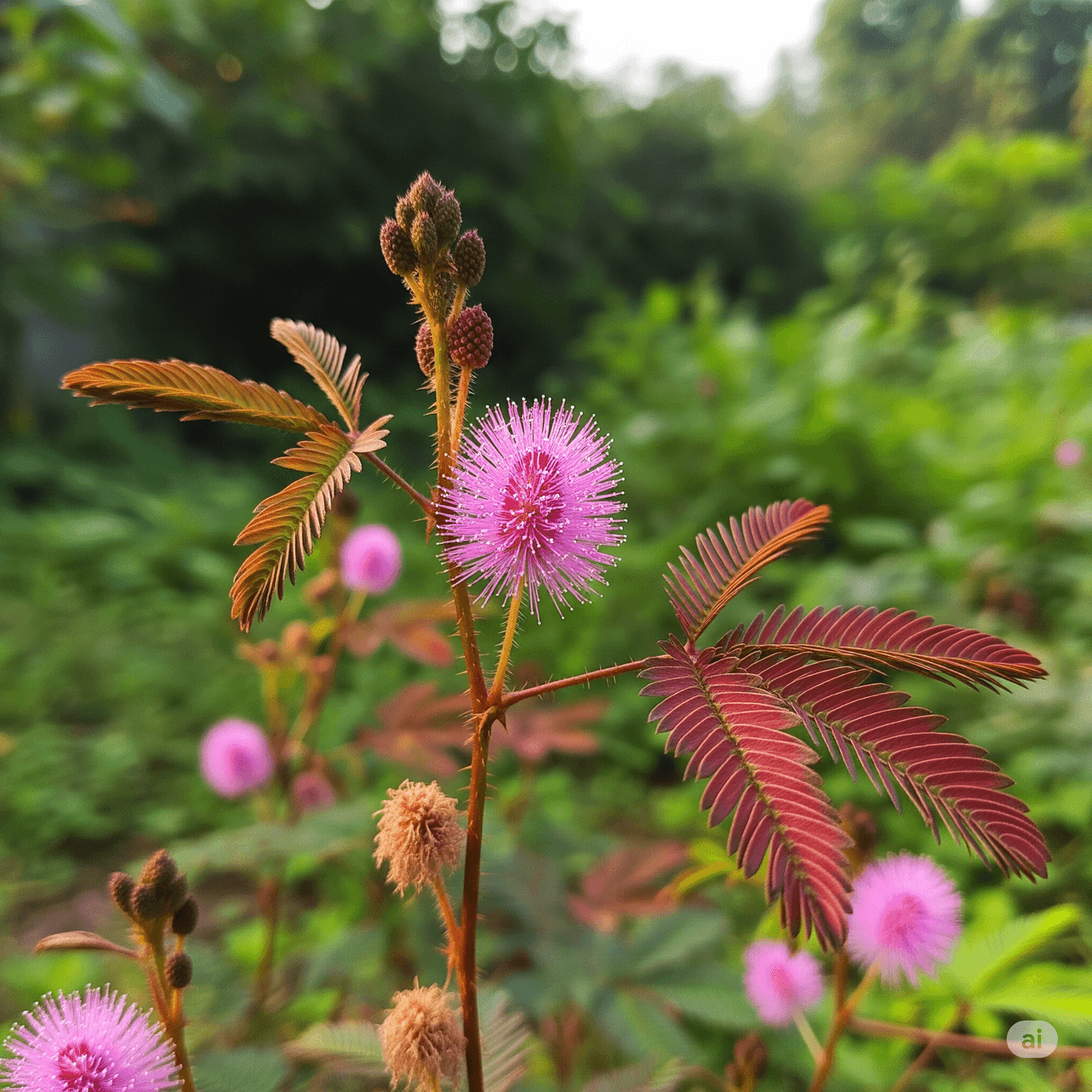 Küstüm Çiçeği (Mimosa pudica)