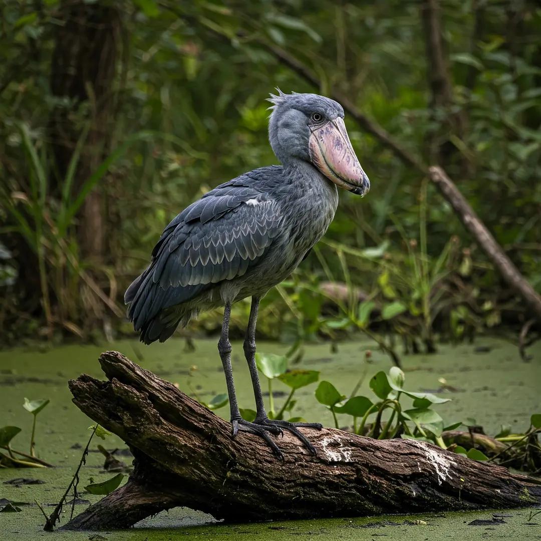 The Shoebill (Balaeniceps rex)