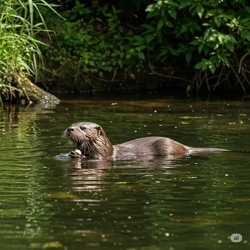 Eurasian Otter (Lutra lutra)
