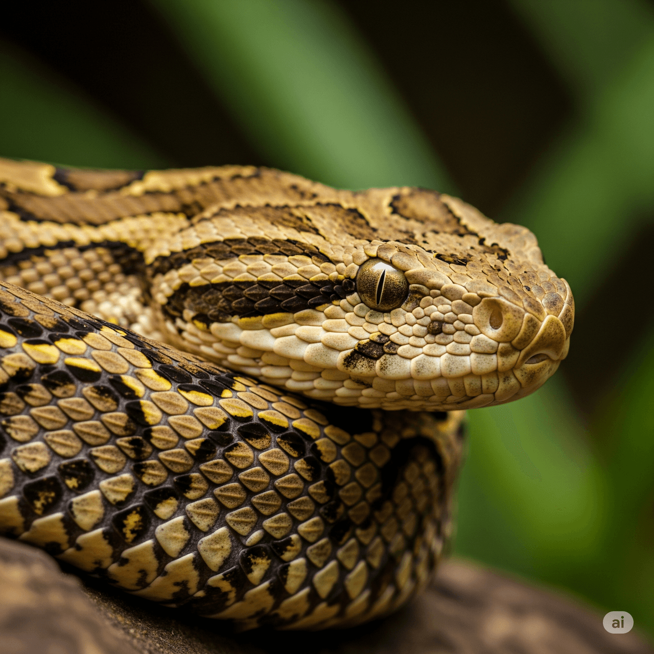 Gabon Engereği (Bitis gabonica)