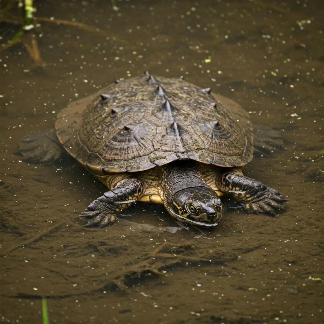 Matamata Turtle (Chelus fimbriata)