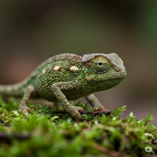 Madagascar Pygmy Chameleon (Brookesia minima)