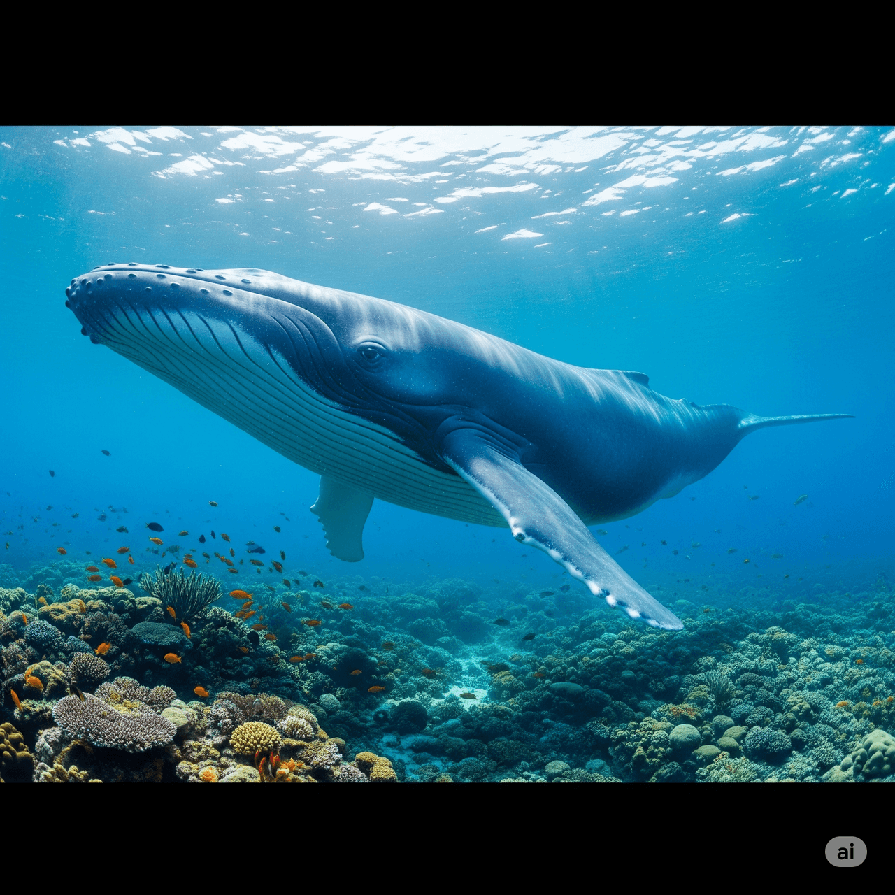 Blue Whale (Balaenoptera musculus)