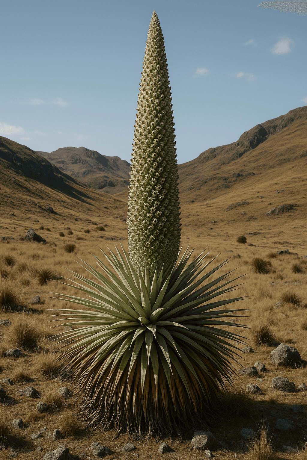And Dağları Kraliçesi (Puya Raimondii)