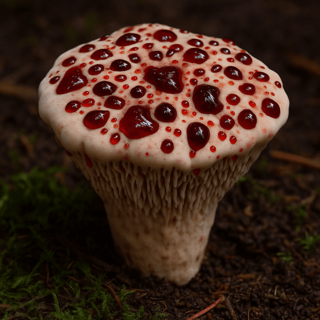Bleeding Mushroom (Hydnellum peckii)