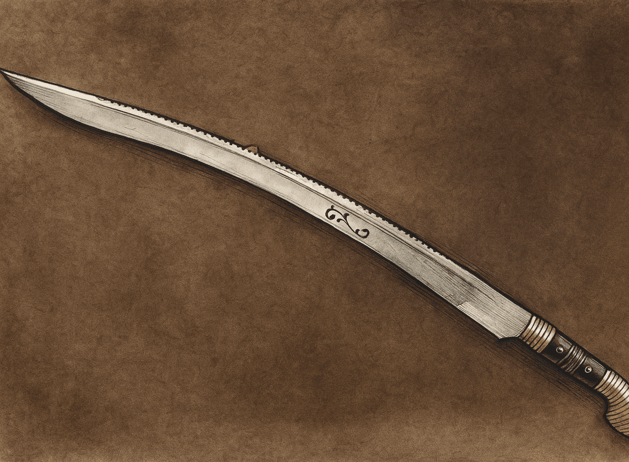 Ottoman Yatağan Sword