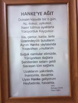 Hanke’ye Ağıt