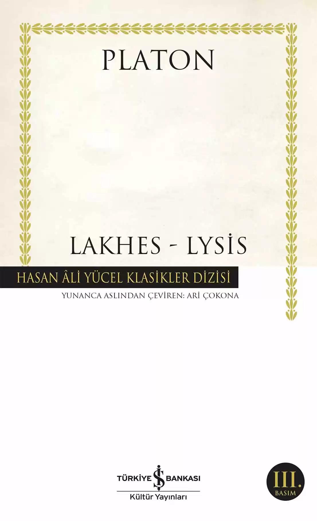 Lakhe- Lysis (Kitap)
