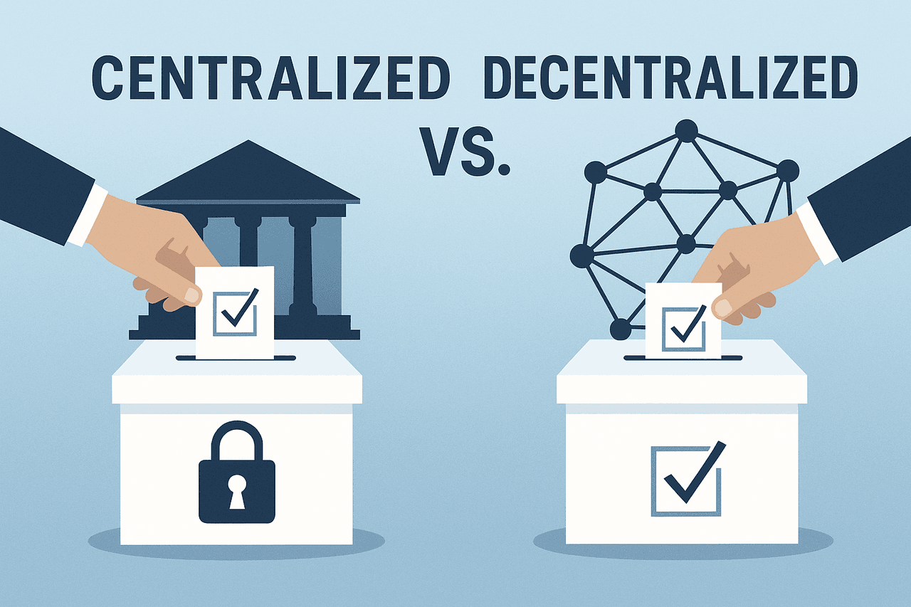Centralized vs. Decentralized Voting Systems