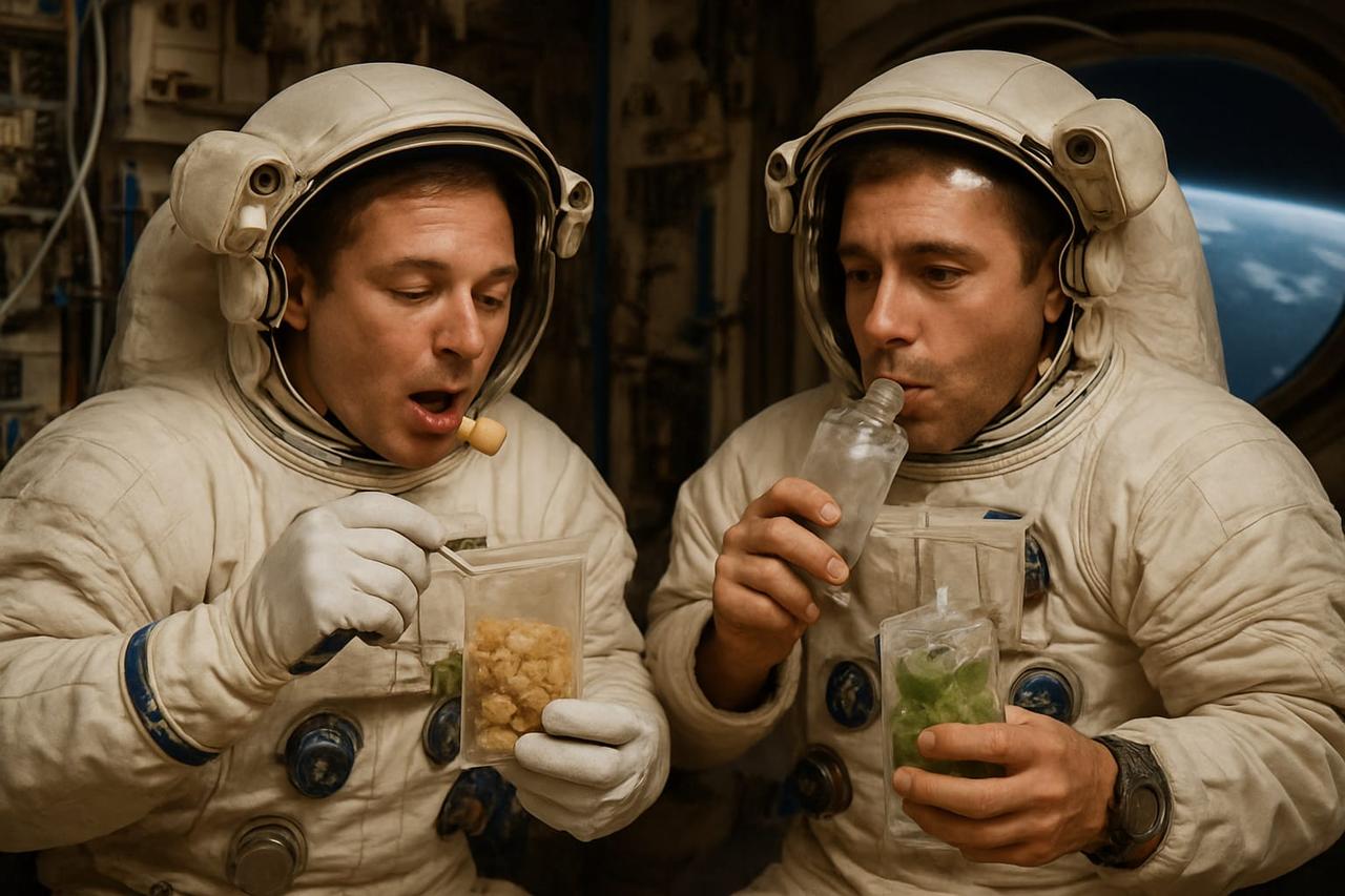 Astronotlar Uzayda Nasıl Beslenir?