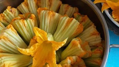 Stuffed Zucchini Flowers