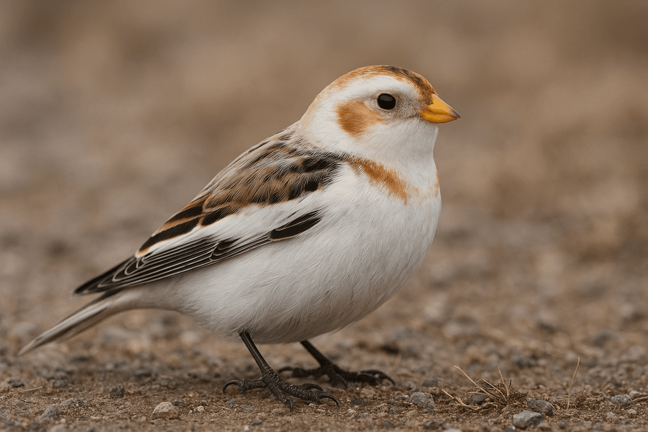 Alaca Çinte (Plectrophenax nivalis)
