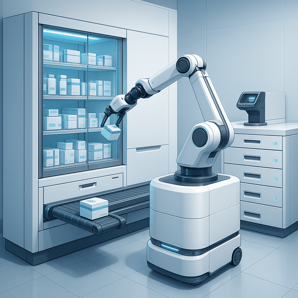İlaç Dağıtım Robotları