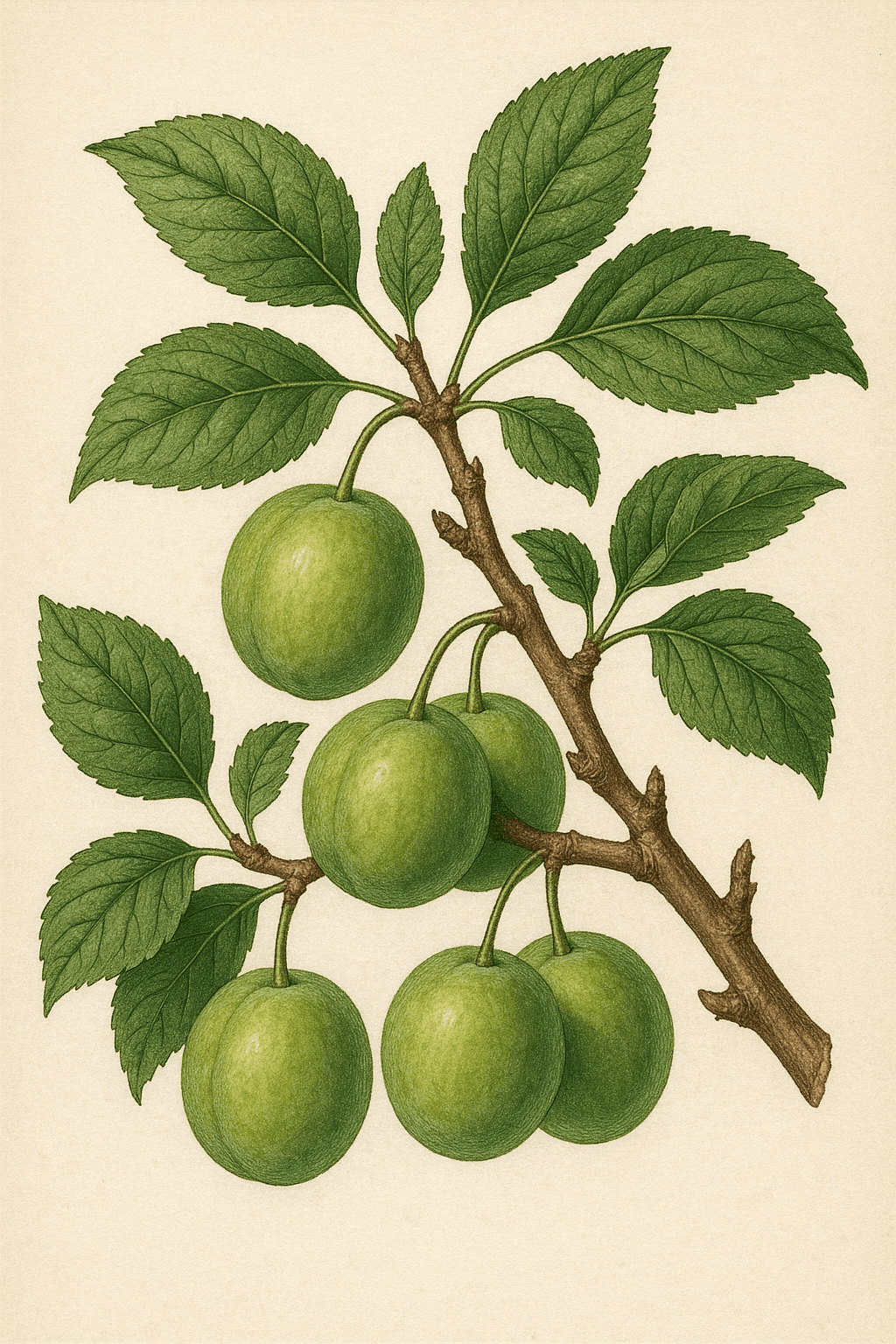 I stepped out to the plum tree (Poem)