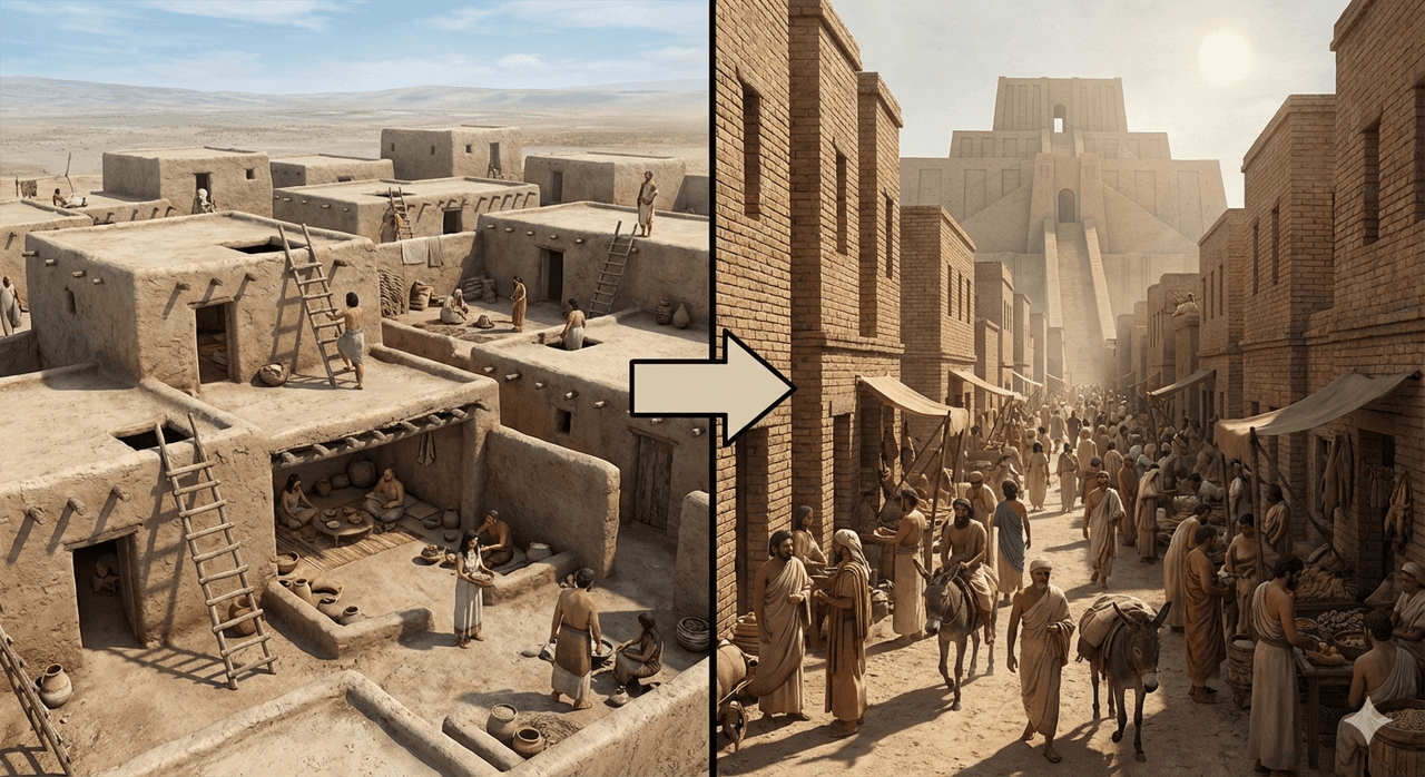 From Çatalhöyük to Ur: Humanity’s First “Apartment” Adventure and Why We Chose to Live in Crowded Conditions