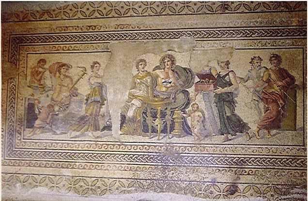 The Wedding of Dionysus Mosaic