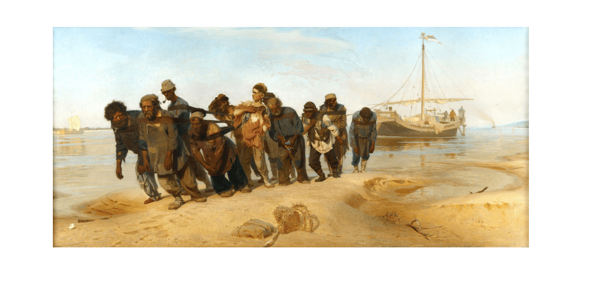 Boat Pullers on the Volga (Painting)