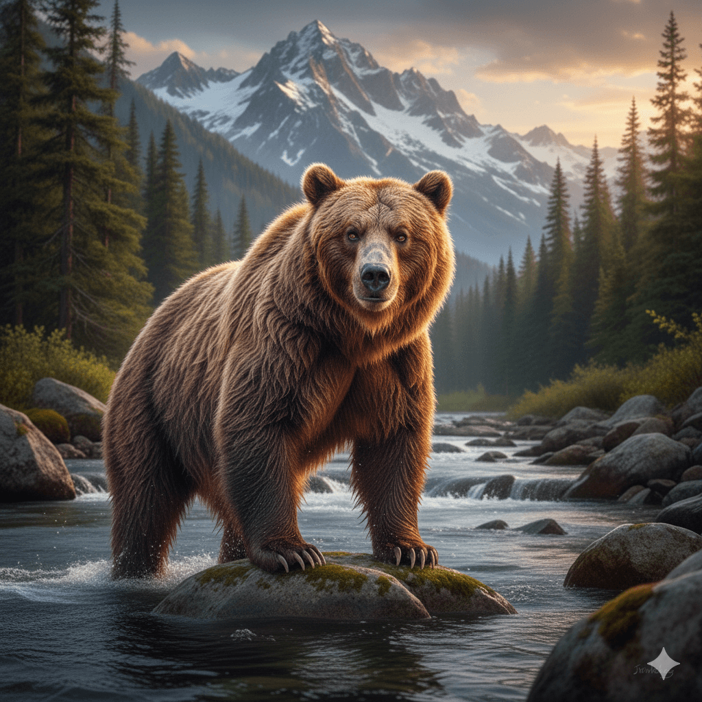 Brown bear (Ursus arctos)