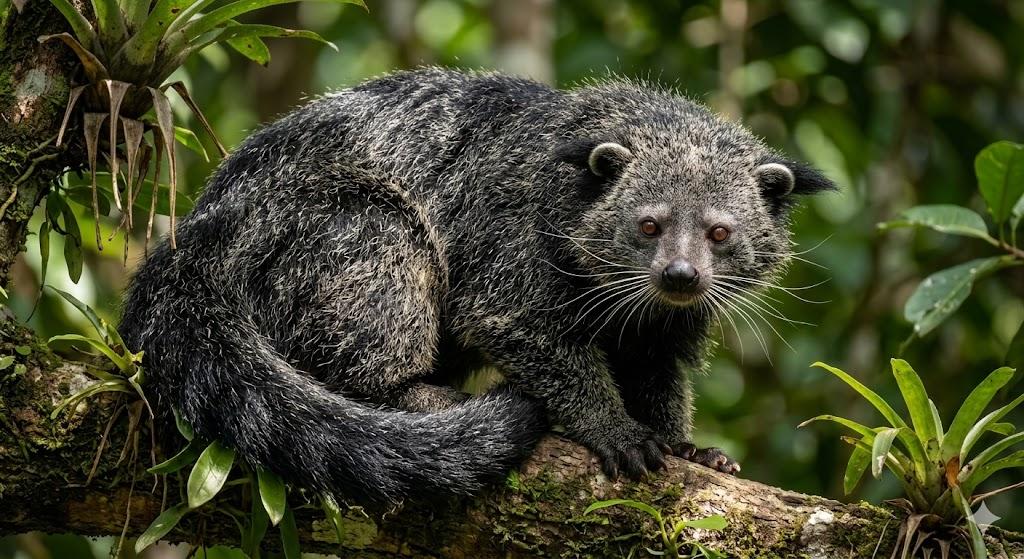 Ayı Kedisi (Arctictis binturong)