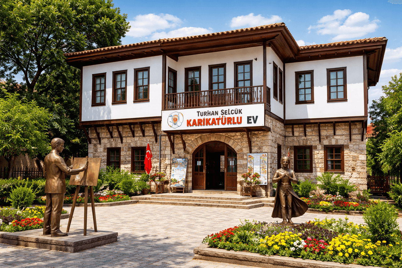 Turhan Selçuk Karikatürlü Ev'in Bahçesi.png
