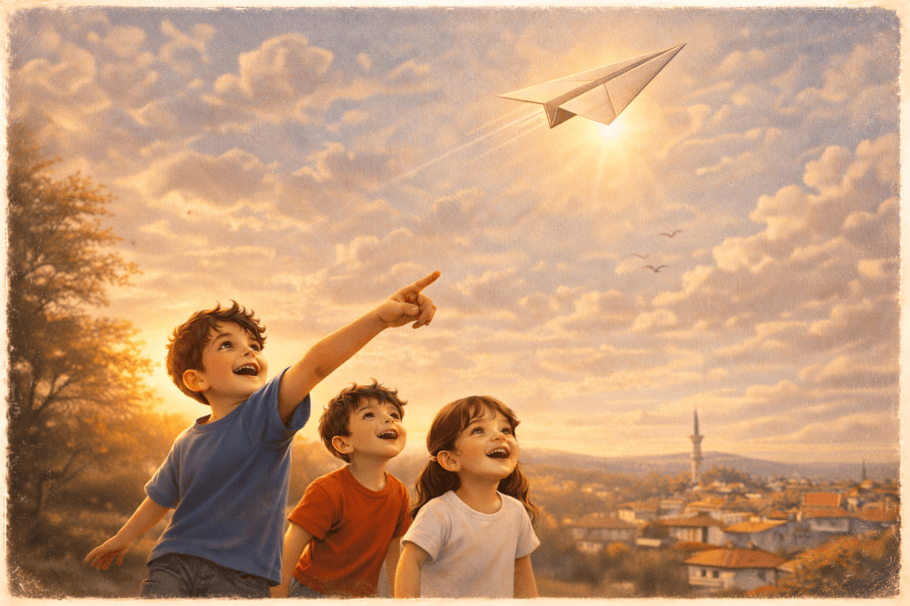 Paper Airplane: The Sky in the Palm of Your Hand