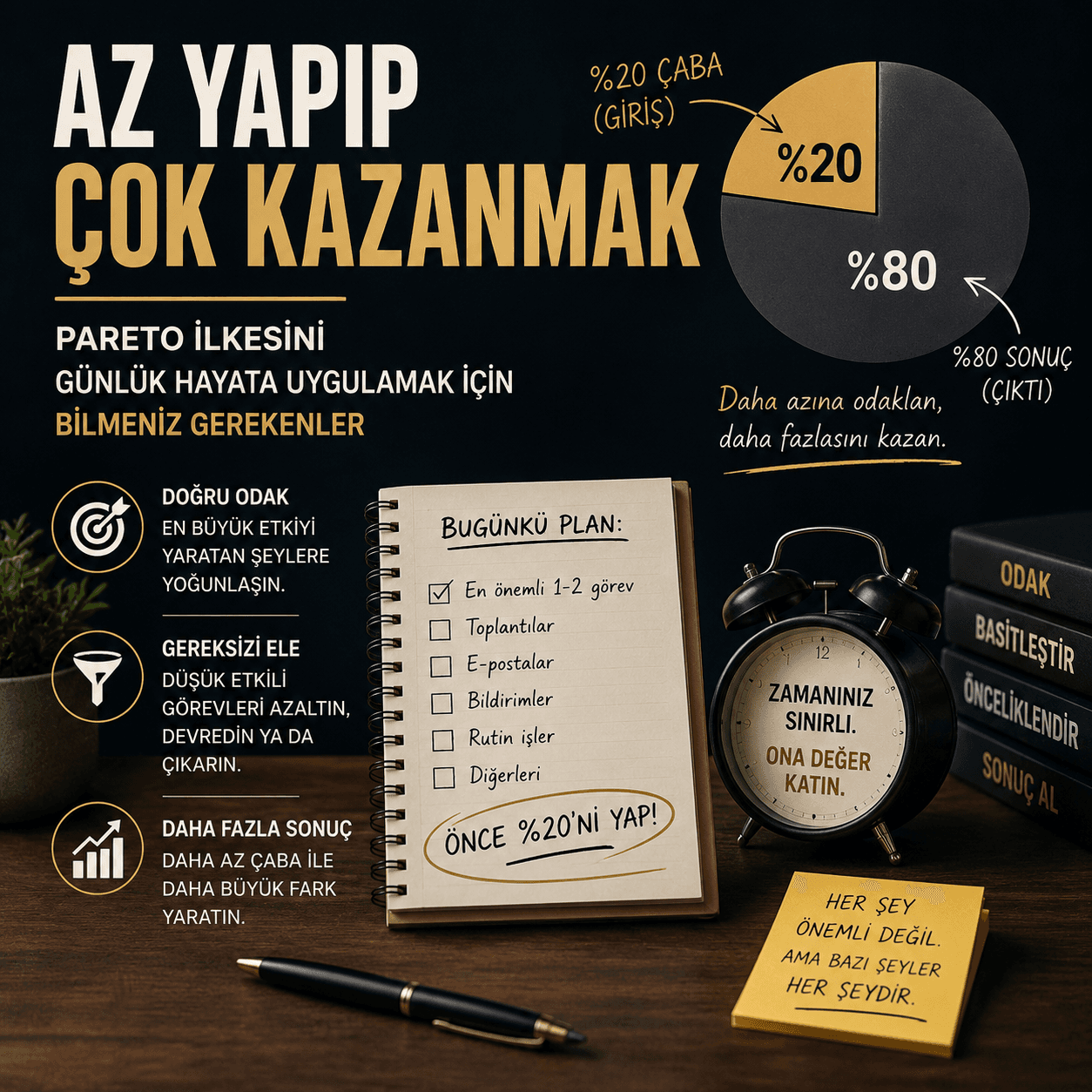 Az Yapıp Çok Kazanmak: Pareto İlkesi