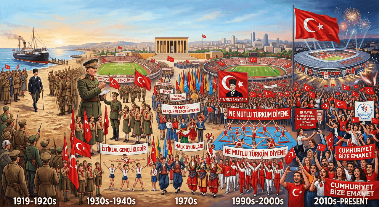 19 Mayıs Kutlamalarının Geçmişten Günümüze Değişimi