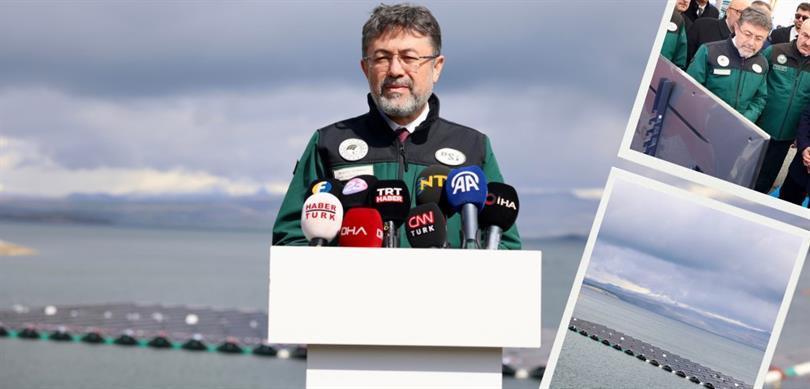 Tarım ve Orman Bakanı İbraim Yumaklı Türkiye'nin İlk Yüzer GES'inde