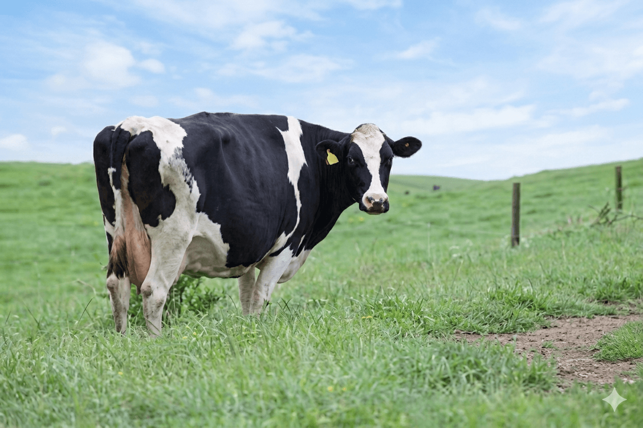 Siyah Beyaz Holstein-Friesian İneği