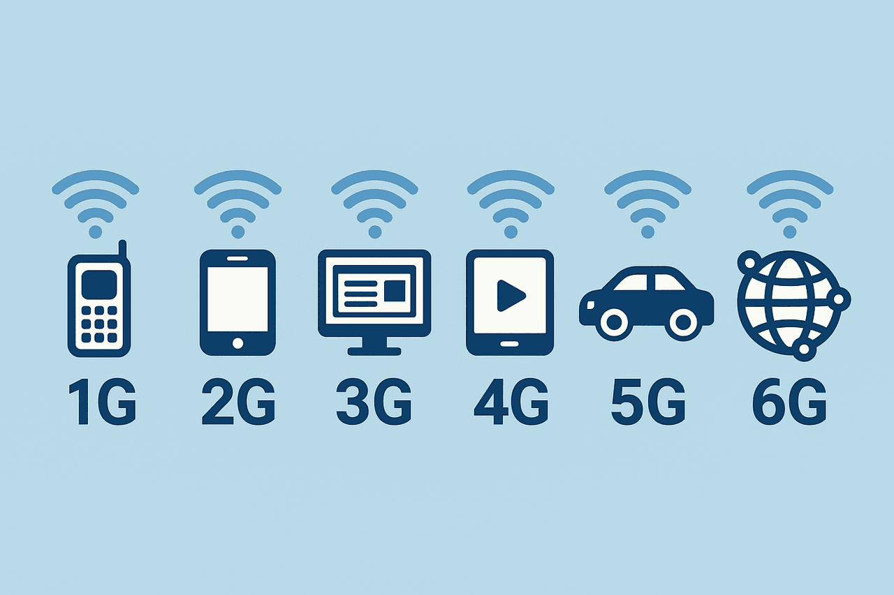 Efficiency of Cellular Communication Technologies