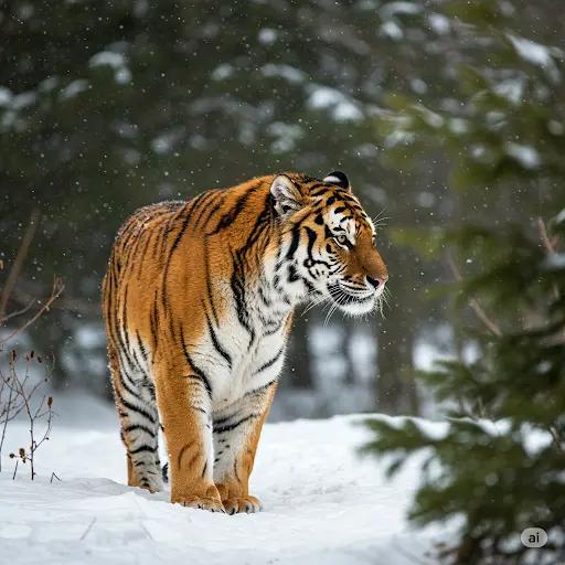 Siberian Tiger (Panthera tigris altaica)