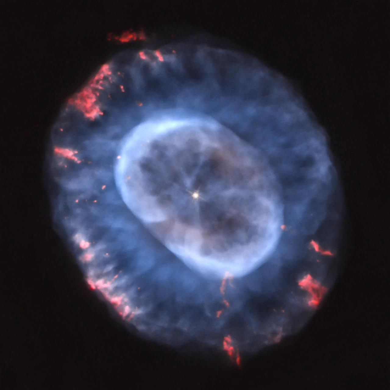 Mavi Kartopu Bulutsusu (NGC 7662)